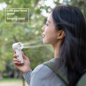 Ventilateur turbo à grande vitesse Mini canon à vent portable rechargeable par USB pour une utilisation en voiture en plastique durable YS - Product Image 2