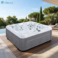 Spa pour 6 personnes avec 48 jets, en acrylique - Baignoire de massage extérieure