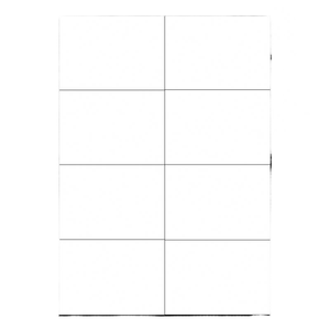 Étiquettes d'adresse mates, 30 par page, faciles à décoller, 1 x 2-5/8 pouces, autocollantes blanches imprimables, compatibles laser/jet d'encre, avec fonction code-barres - Product Image 4