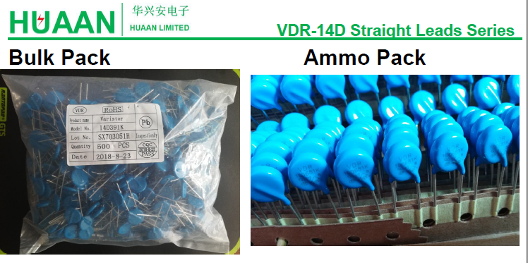 14D471K MOV Varistor VDR14D471K VDR-14D471K 14mm ZOV VDR CNR HEL STE ...