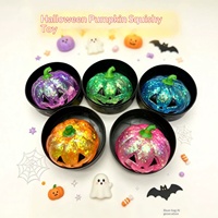 Divertente Giocattolo Antistress a Forma di Testa di Zucca con Caramelle, Zucchero di Malto e Glitter, Decorazione per Halloween, Regalo per 14 Anni