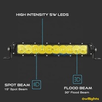 Barres lumineuses LED de 12 pouces Super Bright Offroad LED Lights 50W Offroad LED Light Bar Truck Barras LED Car LED Bar Lights