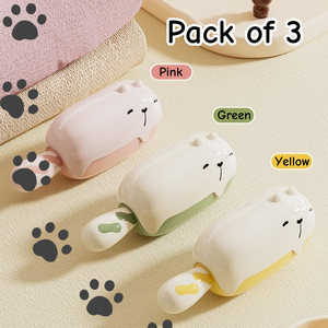 Rodillo Quitapelusas con Forma Divertida, Reutilizable y Lavable, Removedor de Pelusa Portátil para Pelo de Mascotas en Ropa, Sofá, Asiento de Coche - Product Image 6