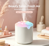 Humidificateur d'arômes USB en forme de montagne, lumière nocturne colorée, grande brume, diffuseur portable ultra silencieux pour la maison, l'hôtel, la chambre d'enfants