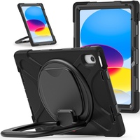 Housse de tablette antichoc pour iPad 9 10.2 pouces 9e génération 8e 7e génération avec support et poignée