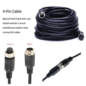 <span class=keywords><strong>สาย</strong></span>ต่อวิดีโอแบบ 4 พิน สำหรับโรงงาน ความ<span class=keywords><strong>ยาว</strong></span> 3 ม. 5 ม. <span class=keywords><strong>10</strong></span> ม. 15 ม. 20 ม. สำหรับเชื่อมต่อกล้องติดรถบรรทุก รถบัส และจอภาพ - Product Image 6