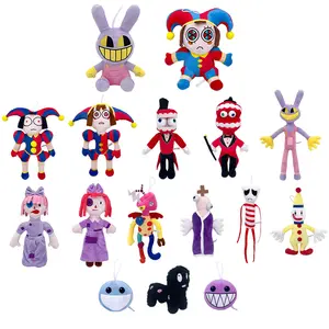 New Arrival Wholesale Unisex Digital Circus Doll Amazing Cartoon Animated Clown Super Soft Cotton Plush Toy with PP Filling