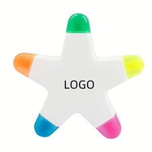 Marcadores de Arte Mini en Forma de Estrella de Cinco Puntas, Multicolores, con Logotipo Personalizado a Precio Económico, para Estudiantes y Oficina - Product Image 1