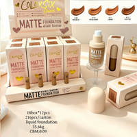 Fond de teint liquide mat à couvrance totale, contrôle du sébum, longue tenue, hydratant, maquillage pour le visage, fabrication directe, OEM, étiquette privée