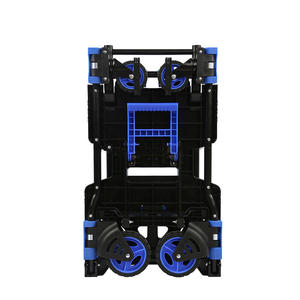 Chariot à main pliable DELANHUWI, chariot portable robuste pour déménagement, livraison à domicile, camping, entrepôt - Product Image 2