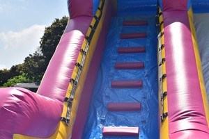 Tobogán Inflable Personalizado <span class=keywords><strong>de</strong></span> 10 x 4 x 6.5 m con Piscina Desmontable <span class=keywords><strong>de</strong></span> 4x2 m y Toldo Triangular, Parque Acuático Comercial - Product Image 6