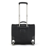 Valise de voyage légère pour homme, 16 pouces, en tissu Oxford, à roulettes, petite, pour le transport de costumes