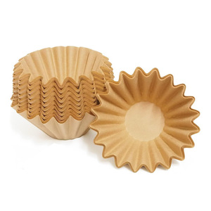 Papel de Filtro de Café Comercial para Cafetera <span class=keywords><strong>Moka</strong></span>, 155 Unidades, en Forma de Pastel/Cesta/Tazón, Diseño Minimalista/Nórdico, Bolsa de Papel de Filtro para Tartas - Product Image 4