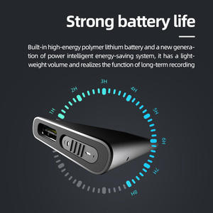 Enregistreur vocal discret personnalisé pour poitrine, rechargeable par USB, enregistrement à une touche, idéal pour réunions et cours, gadget audio discret - Product Image 3