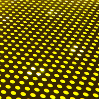Letrero Metálico Frontal Iluminado al por Mayor con Letras de Canal Iluminadas y Borde Decorativo, Panel Perforado, Letrero LED Frontal Iluminado para Empresas