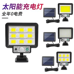 Solar Street <b>Light</b> Led Cob 12w Ip65 Waterproof With <b>Motion</b> <b>Sensor</b> Outdoor Wall Lamp - Product Image 5