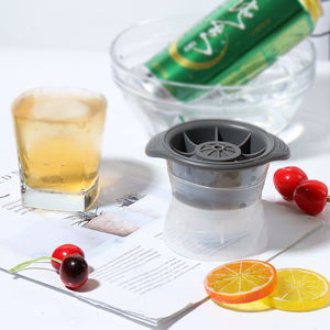 Moldes de silicona para hielo con rejillas circulares, fáciles de desmoldar, ideales para bebidas heladas de verano en el hogar. - Product Image 4