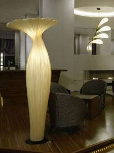 JACKSUN Contemporary Ocean Fabric <strong>Floor</strong> <strong>Lamps</strong> with <strong>Funky</strong> Design Simple Hotel Decoration Unique Project for Stylish Interior - Product Image 3