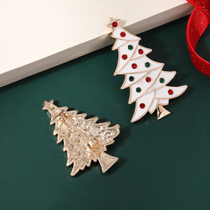 Lindo Broche Navideño de Santa Claus, Diseño de Dibujos Animados en Aleación de Zinc, Pin Decorativo Unisex para las Fiestas - Product Image 4