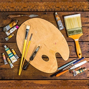 Haute qualité carrée en bois <span class=keywords><strong>palette</strong></span> <span class=keywords><strong>de</strong></span> <span class=keywords><strong>peinture</strong></span> pour aquarelle <span class=keywords><strong>acrylique</strong></span> <span class=keywords><strong>peinture</strong></span> à l'huile <span class=keywords><strong>peinture</strong></span> - Product Image 3