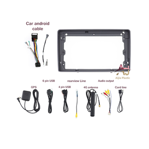 <span class=keywords><strong>Nuova</strong></span> vendita calda fascia telaio per 2004-2007 <span class=keywords><strong>CITROEN</strong></span> ELYSEE 9 pollici Stereo di navigazione universale lettore multimediale auto telaio Android - Product Image 2