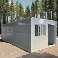 Maisons préfabriquées pliables en conteneurs de 20 pieds et 40 pieds, installation rapide, conteneurs pliables, mini-maisons préfabriquées, bureau de chantier