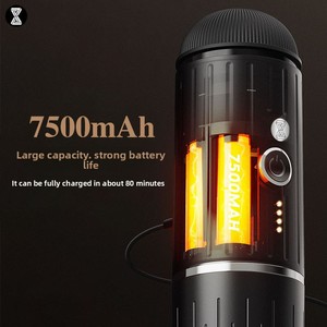 Smart Wireless Heating Espresso Machine Dual-Purpose <b>Plastic</b> Coffee Powder Capsule Portable Charging for Home Outdoor E - Product Image 4