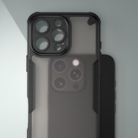 Coque Matte Dur Sensation de Peau pour iPhone 16 Pro Max 15 14 13 Pro 12 11 Xs Max Translucide Antichoc PC Pare-chocs Couverture Arrière