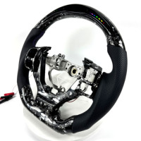 Volant en fibre de carbone forgée pour Lexus IS250 IS300 IS350 ES200 ES300 ES350 GS300 GS350 RC350 RCF Gcf NX - Accessoires automobiles