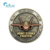 Pièces commémoratives personnalisées de l'aviation américaine, force aérienne, F-35 Lightning II, avion de chasse, jet de combat, pièces commémoratives personnalisées F-35