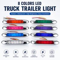 Feu latéral LED homologué DOT pour camion et remorque, feu stop et clignotant 12-24V DH-042