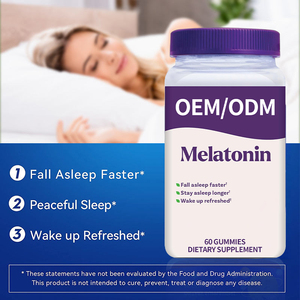 Gomitas de Melatonina de Marca Privada OEM ODM para Ayudar a Dormir, Apoyo Nocturno, Precio de Fábrica al por Mayor, Fórmula Personalizada, Pectina Vegana - Product Image 3