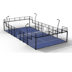 รั้วสนามแพเดิลกลางแจ้งป้อง<span class=keywords><strong>กัน</strong></span>รัง<span class=keywords><strong>สี</strong></span>ยูวี อายุการใช้งานยาวนาน พร้อมสี RAL ที่ปรับแต่งได้ สำหรับโรงเรียนและสวนสาธารณะ - Product Image 6