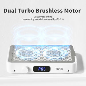 SNRQI Оборудование для салонов красоты: Новинка 2025 года – Мощный пылесборник для маникюра W30 с двумя бесщеточными двигателями, двойным всасыванием и турбовентилятором - Product Image 3