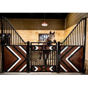 Modern prefabrik at durak panelleri bambu dolum toz kaplı çerçeve ağır modüler şık at istikrarlı cepheler - Product Image 5