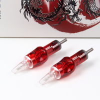 Lot de 20 aiguilles de tatouage MAXTATO Pro avec membrane RL/RS/RM, cartouche de tatouage de sécurité jetable