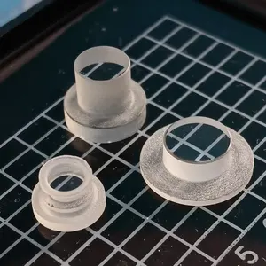 Sapphire Crystal Fused Silica Protective AR Coating Step Shape Optical Glass Window Cover UV IR Step Lens