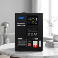 Stabilisateur de tension mural 5KVA pour ligne principale domestique, entrée 90-280V, sortie 220V, AVR numérique automatique