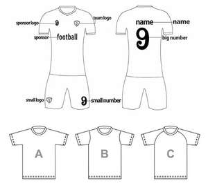 Maglia da Calcio Retrò a Maniche Corte, Comoda e Sportiva, 100% Poliestere, Kit Arsenal - Product Image 6