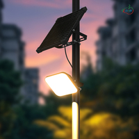 Projecteur LED solaire extérieur étanche IP65, haute luminosité, lumière de sécurité pour jardin