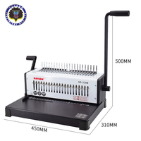 Perforatrice manuelle à double poignée RAYSON SD-220B, 22 feuilles, perforatrice de bureau A4, 21 trous, machine de reliure à peigne
