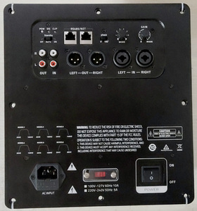 डी एस श्रृंखला 800W मॉड्यूल सक्रिय subwoofer पेशेवर वक्ता प्लेट के लिए एम्पलीफायर एम्पलीफायर डीएसपी के साथ कक्षा डी ऑडियो प्रोसेसर - Product Image 4
