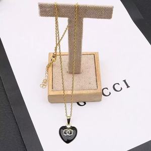 Collares de Cadenas Finas de Marca de Diseñador de Moda al Por Mayor 2025, Joyería de Declaración para Damas, Colgante de Letras, Collar de Lujo para Mujer - Product Image 2