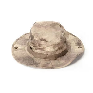 Tactique CAMO Jungle Bucket Boonie Cap Avec Des Cordes Desert Round Bonnie Hat Camouflage Bucket Hats - Product Image 1