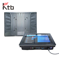 Monitor LCD Industrial KTB de 10.1 Pulgadas con Sistema Integrado, Panel PC Industrial de 10 Pulgadas con Windows, Panel PC Industrial de 12.1 Pulgadas