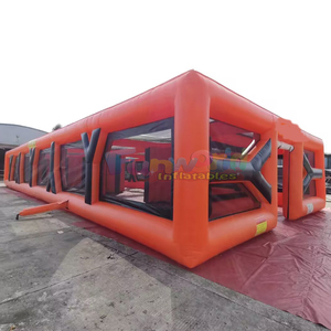 Aire de jeux géante d'extérieur pour laser game, paintball, bunkers, parcours d'obstacles gonflable géant et jeux de labyrinthe - Product Image 2