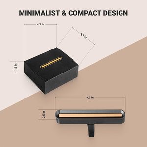 Diffuseur d'aromathérapie pour voiture en alliage d'aluminium massif de luxe avec <span class=keywords><strong>parfum</strong></span> de lavande longue durée 120H - Product Image 6