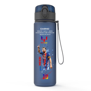 Gourde <span class=keywords><strong>de</strong></span> football en PC pour boire directement, Messi <span class=keywords><strong>Ronaldo</strong></span>, simple et portable, pour hommes, fournitures d'été pour supporters, vente en gros - Product Image 4