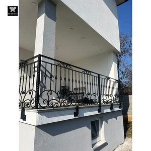 Garde-corps extérieur en fer forgé de Géorgie pour balcon, clôture en fer sur mesure pour <span class=keywords><strong>terrasse</strong></span>, treillis, balustrades pour maisons - Product Image 2