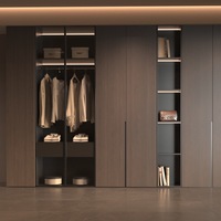 Solution tout-en-un : Armoire modulaire en bois écologique et moderne, placards de chambre sur mesure pour toute la maison, idéale pour les hôtels